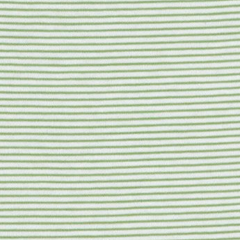 Textured fabric pattern with thin green stripes on a light green background