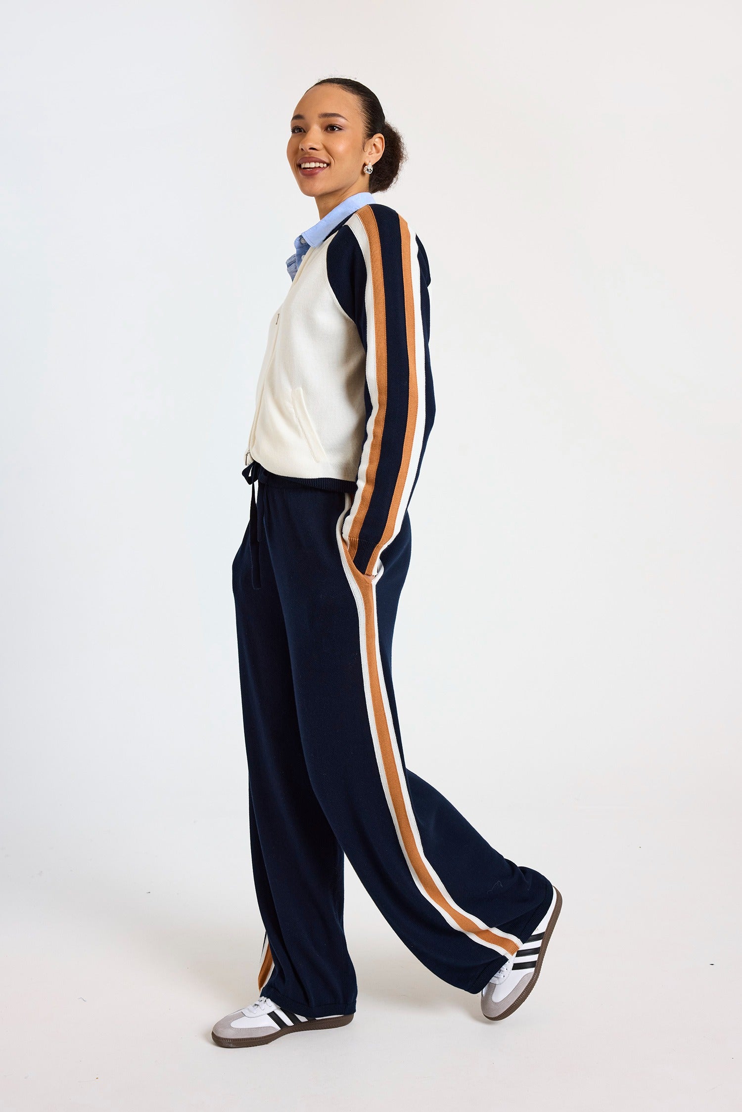 トップス theredthread damage tops & knit pants theredthread damage tops & knit pants Heather Taupe Knit