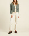 Savannah Cardigan Forest Stripe