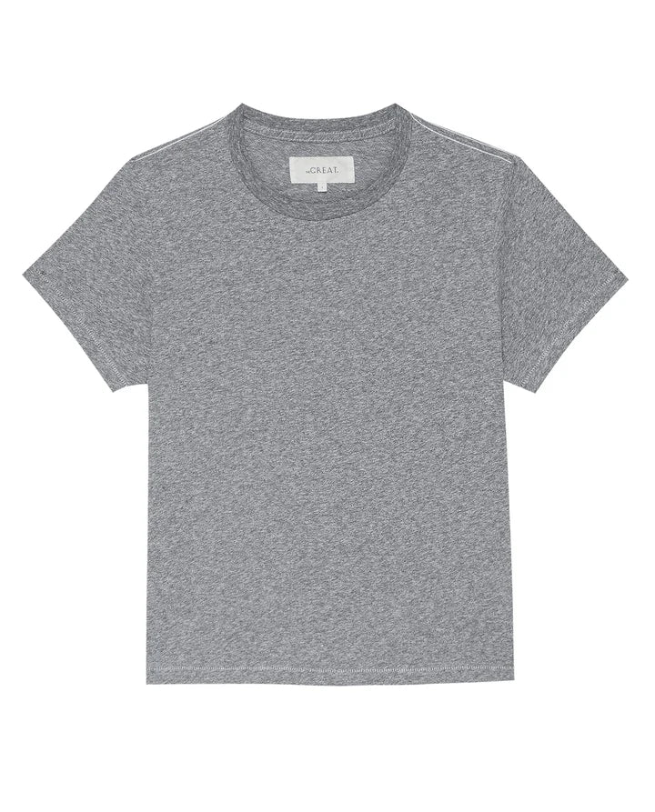Gray t-shirt on a white background