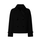 Black coat on a white background