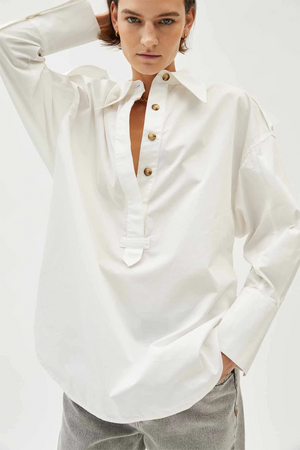 Maria Cher Herenui Shirt-Off White